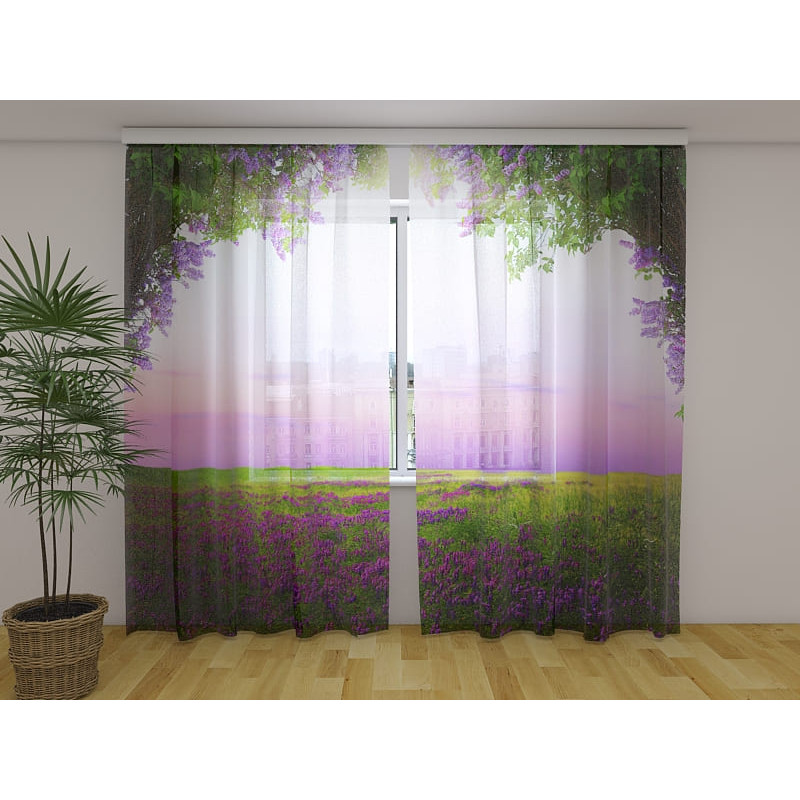 1,00 €Tenda Personalizada - Prado Verde e Flores Lavanda