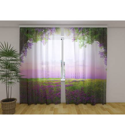 Tienda personalizada - Prado verde y flores de lavanda