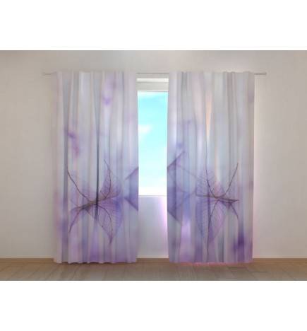 1,00 € Custom Curtain - With Turquoise Leaves