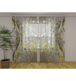 Custom Curtain - Whimsical and colorful leaves