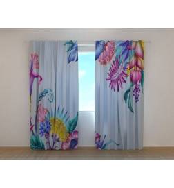 1,00 € Personalisierter Vorhang – mit den bunten und kunstvollen Blättern
