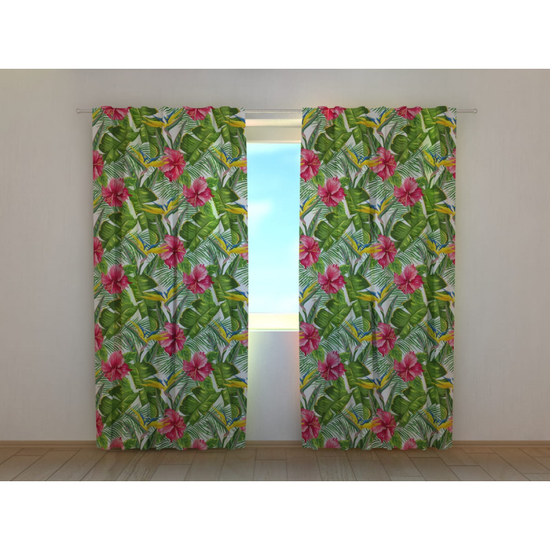 1,00 €Rideau Personnalisé - Feuilles et Fleurs de Sterlitia