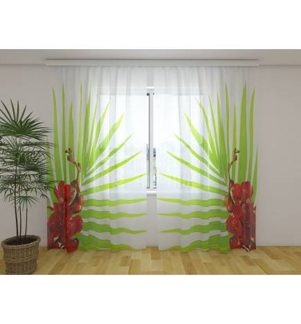 Individualizuotos užuolaidos – Lapai ir orchidėjos – ARREDALACASA