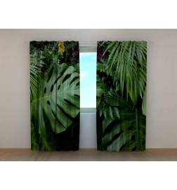 1,00 € Maßgeschneiderter Vorhang – Mit einigen grünen Blättern