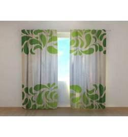 1,00 € Maßgeschneiderter Vorhang – Zierblätter und Grün