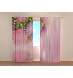 1,00 €Rideau personnalisé - Rose à feuilles vertes