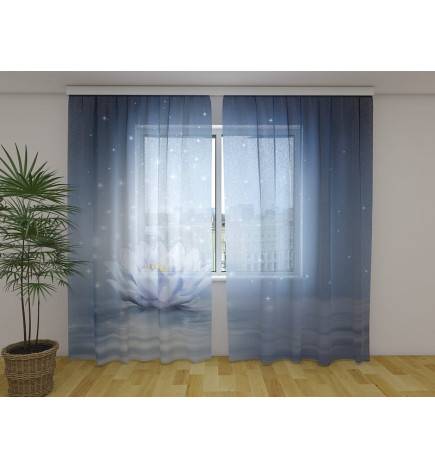 Tenda personalizzata - Fiori sulla neve - ARREDALACASA