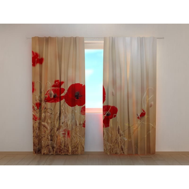 1,00 € Cort personalizat - Wheatfield - Cu maci 1,00 € Cort personalizat - Wheatfield - Cu maci