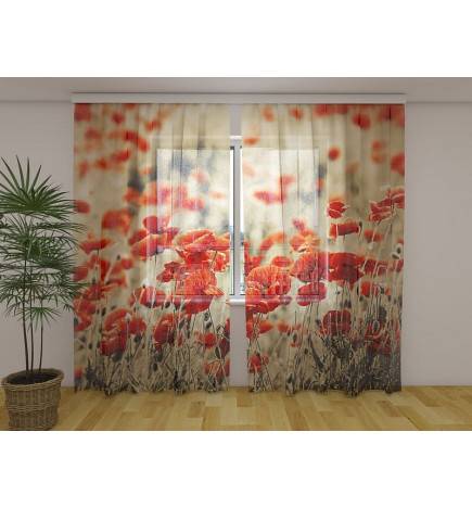 Maßgeschneidertes Zelt – Mohnblumen im Maisfeld