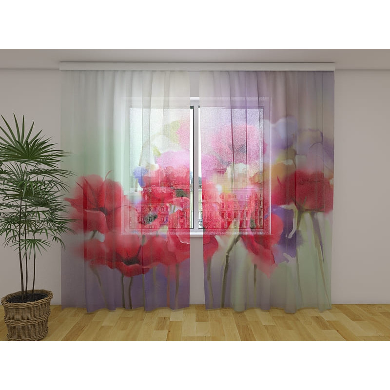 1,00 € Tienda personalizada - Amapolas en la niebla