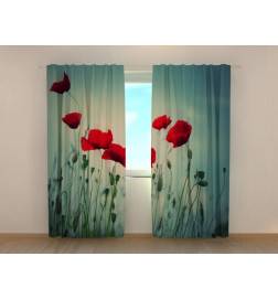 1,00 € Perdea personalizată - maci seara