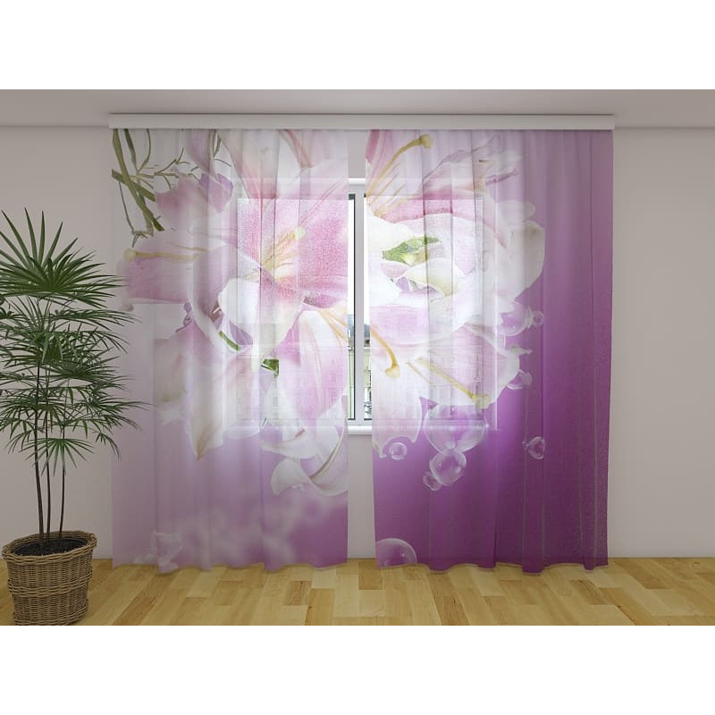 1,00 € Individualizuota užuolaida - Su lelijomis - ARREDALACASA