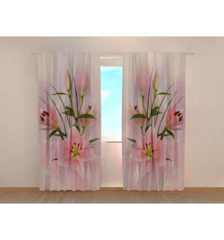 1,00 € Personalisierter Vorhang - Raffinierte Lilien - ARREDALACASA