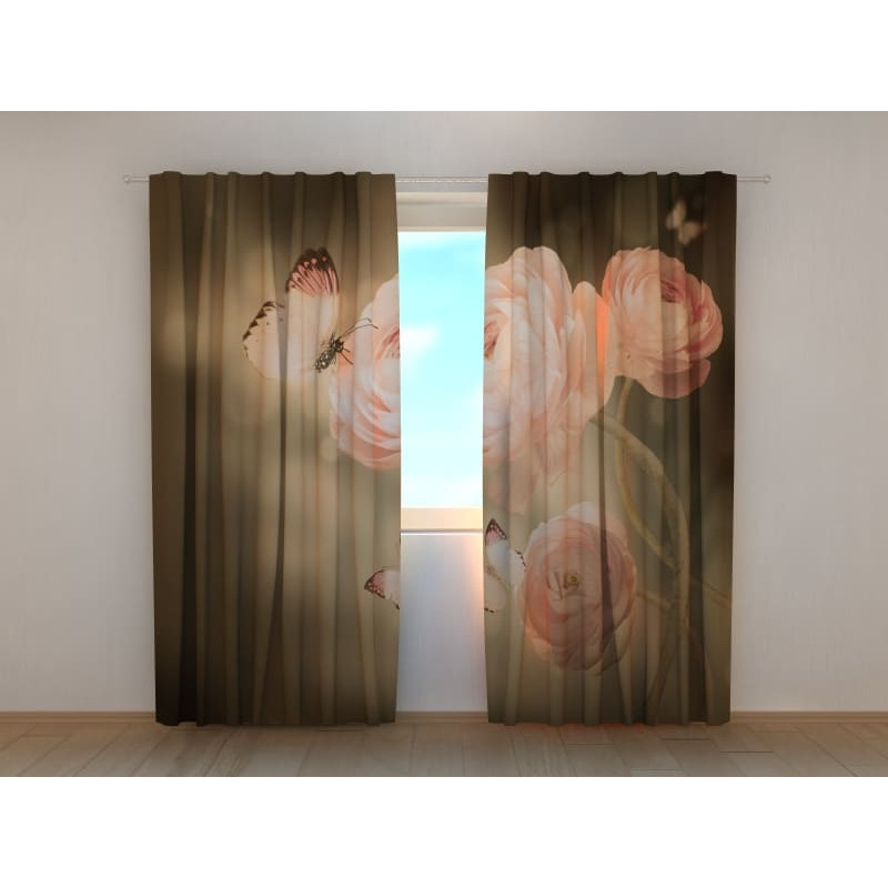 1,00 € Cortina Personalizada - Ramo de Rosas Nocturnas