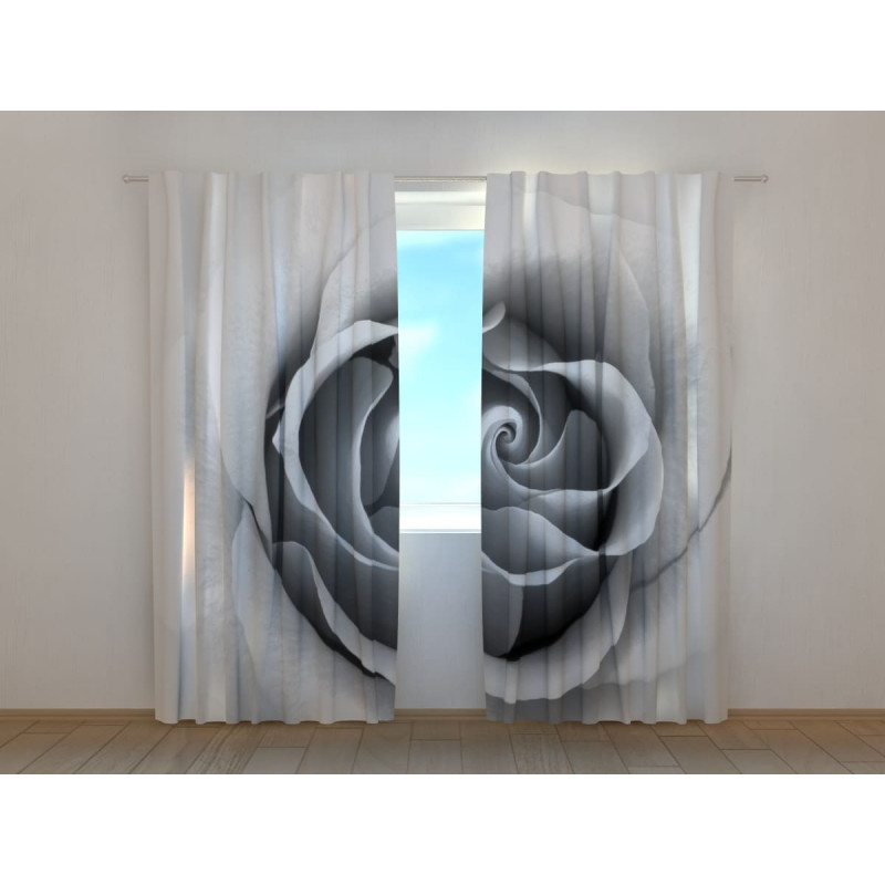 1,00 € Custom curtain - The gray rose - ARREDALACASA