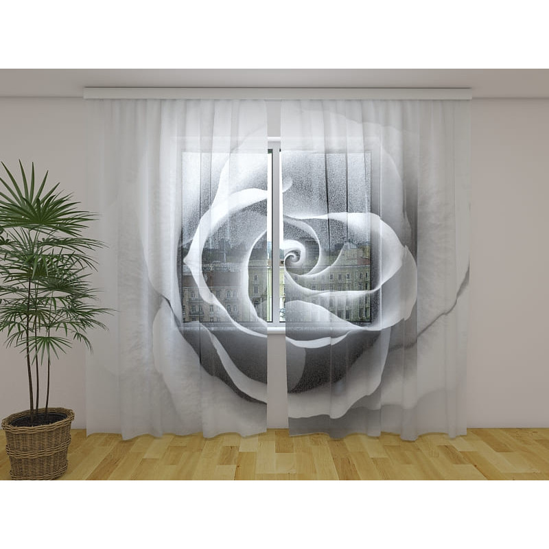 1,00 €Tenda personalizzata - La rosa grigia - ARREDALACASA