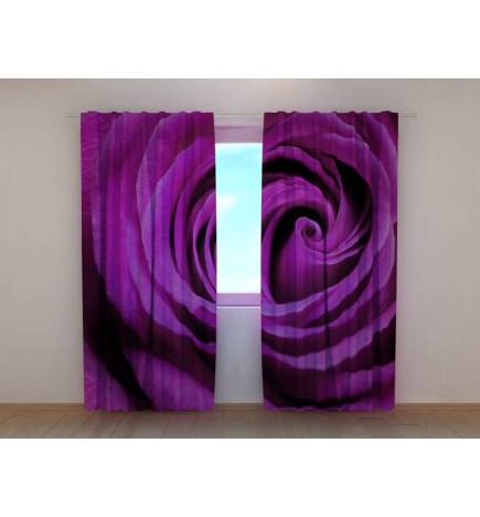 Custom curtain - The purple rose - ARREDALACASA