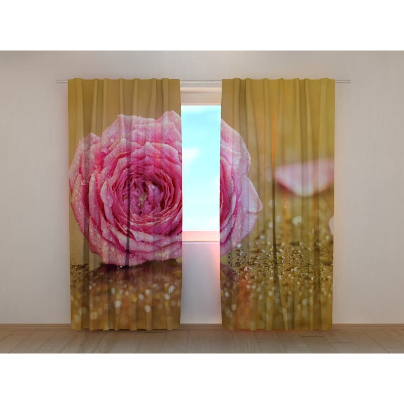 1,00 € Personalisierter Vorhang - Die rustikale Rose - ARREDALACASA