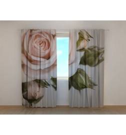 Custom curtain - The rose and the leaves