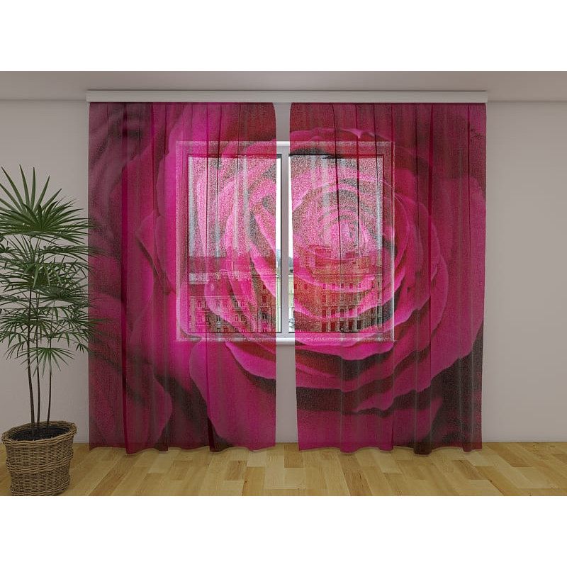 1,00 € Custom curtain - The crimson rose