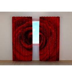 1,00 € Personalisierter Vorhang - Die rote Rose - ARREDALACASA