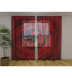 Personalisierter Vorhang - Die rote Rose - ARREDALACASA