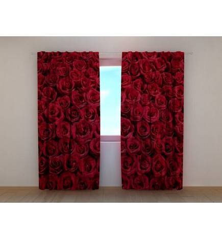 1,00 € Maßgeschneiderter Vorhang – Mit vielen roten Rosen