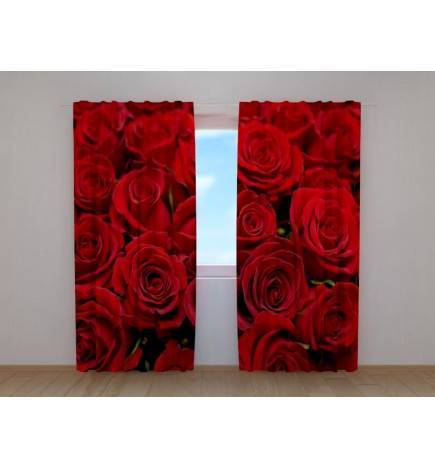 1,00 € Personalized curtain - Red roses - ARREDALACASA