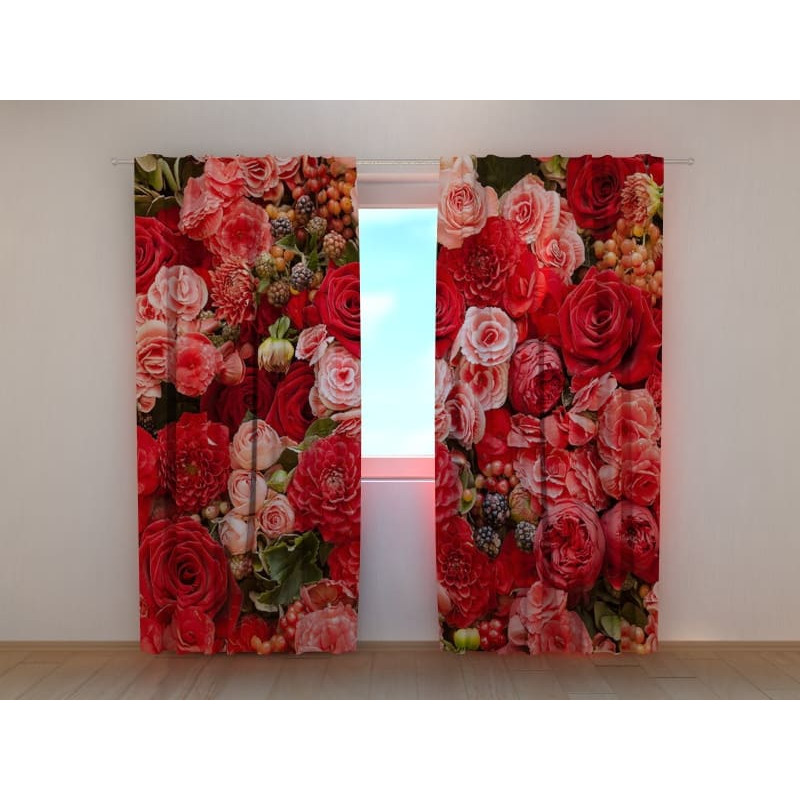 1,00 €Tenda personalizzata - Con le rose rosse e rosa 1,00 €Tenda personalizzata - Con le rose rosse e rosa