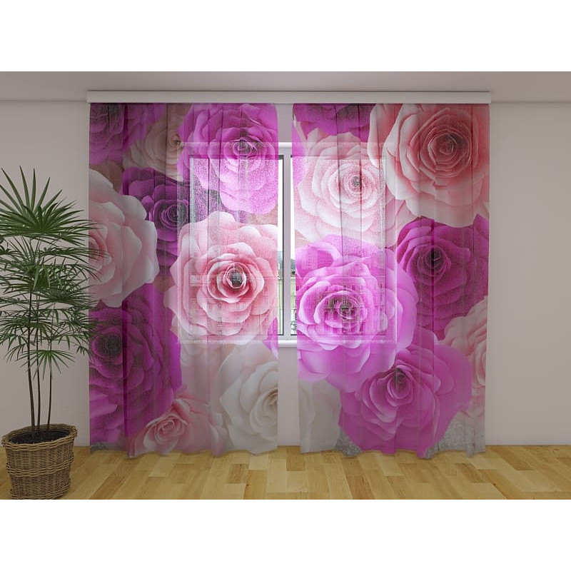 1,00 €Cortina personalizada - rodeada de rosas