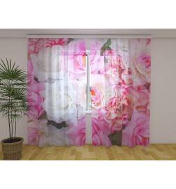 1,00 € Personalized curtain - The tender roses - ARREDALACASA