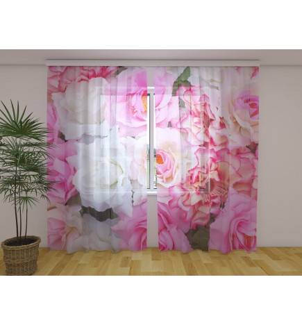1,00 € Personalized curtain - The tender roses - ARREDALACASA