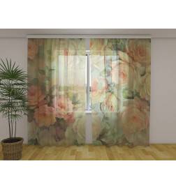 Tenda personalizzata - Con le rose - In stile retrò