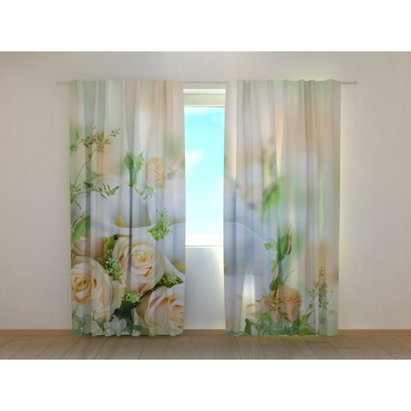 1,00 € Personalisierter Vorhang – Die hellen und Vintage-Rosen