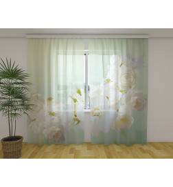 Cortina Personalizada - Com rosas suaves