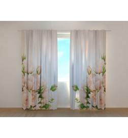 1,00 € Custom curtain - With cream colored roses