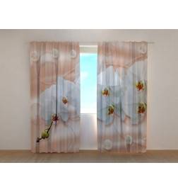 1,00 € Custom curtain - Refined white orchids