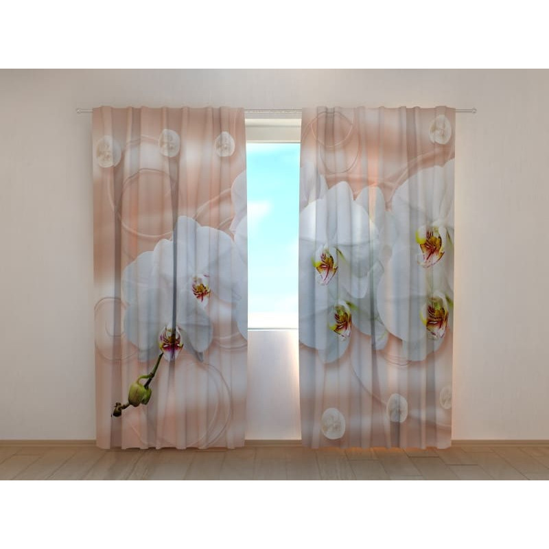 1,00 € Individualizuotos užuolaidos – rafinuotos baltos orchidėjos