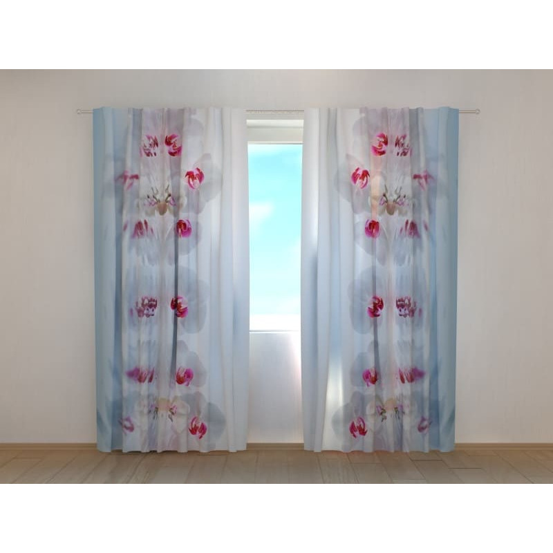 1,00 €Rideau personnalisé - Les orchidées au pistil rouge