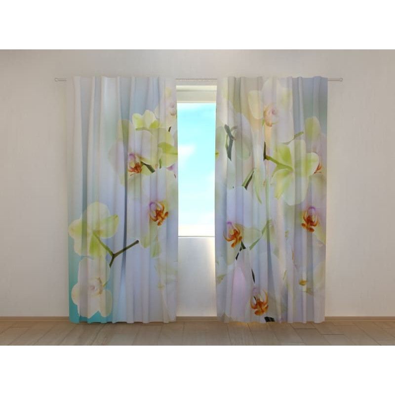 1,00 € Maßgeschneiderter Vorhang – Mit kunstvollen Orchideen