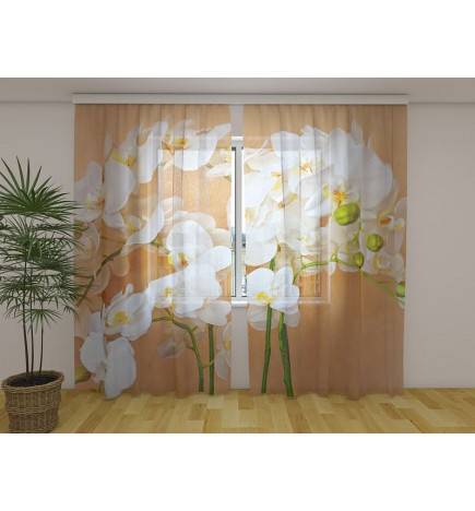 Rideau Personnalisé - Orchidées Asiatiques