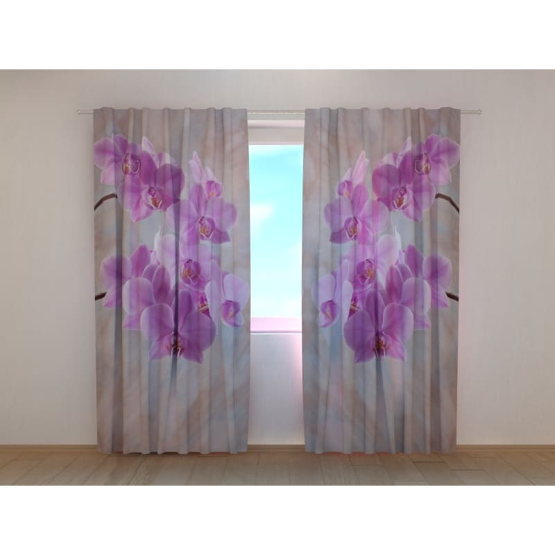 1,00 € Benutzerdefinierter Vorhang - Rosa Orchideen 1,00 € Benutzerdefinierter Vorhang - Rosa Orchideen