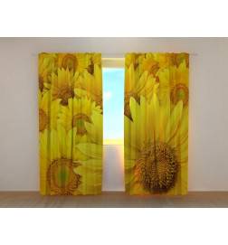 Custom curtain - With sunflowers