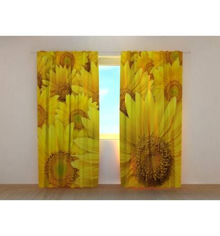 1,00 € Custom curtain - With sunflowers