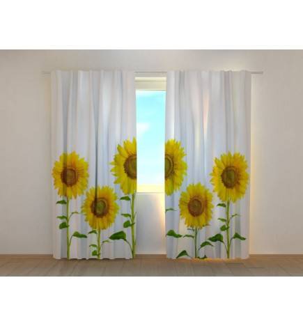 Personalized awning - With lots of sunflowers