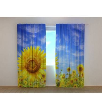 1,00 € Individueller Vorhang – mit Sommersonnenblumen