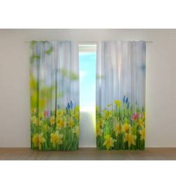 1,00 € Personalizēts aizkars - Ar dzeltenām narcisēm - ARREDALACASA