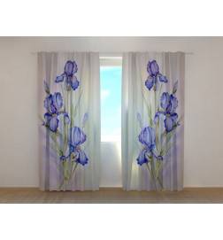1,00 € Maßgeschneiderter Vorhang – Mit Irisblüten