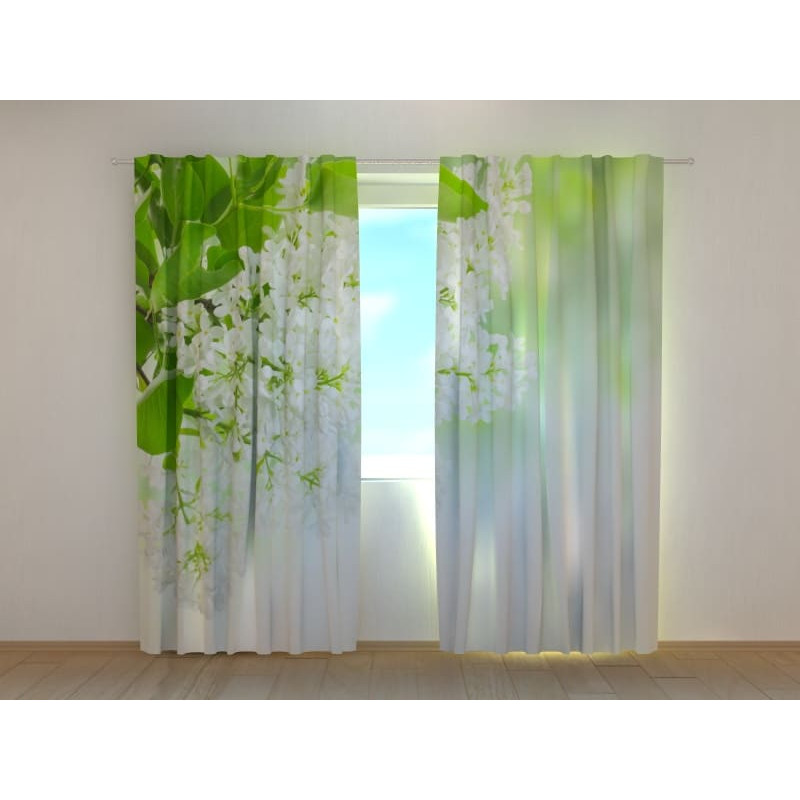 1,00 €Rideau personnalisé - Avec fleurs lilas blanches 1,00 €Rideau personnalisé - Avec fleurs lilas blanches