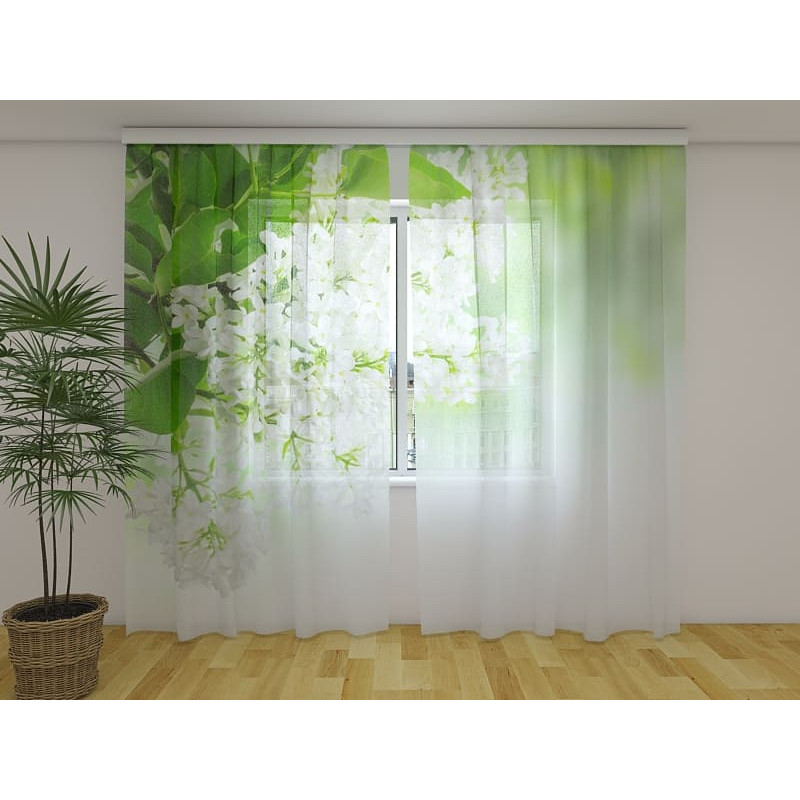 1,00 € Perdeau personalizat - Cu flori albe de liliac 1,00 € Perdeau personalizat - Cu flori albe de liliac